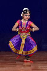 Young Bharatanatyam Dancer