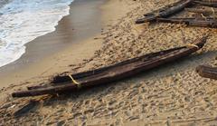 Fishing boats at the seashore