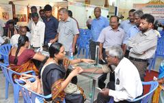 medical camp at Public Information Campaign in Puducherry on November 18, 2014