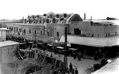 Khan Murjan before restoration in Baghdad, 1930s