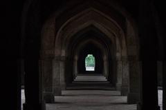 Interior walls and arches of an ASI monument