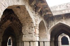 Arches in the courtyard of an ASI monument