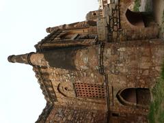 Main south entrance of Khirki Masjid