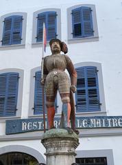 Nyon Knight Statue Fountain