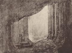 Stage design by Adolphe Appia for Act II of Ibsen's Klein Eyolf