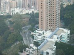 Hong Kong King Yin Lane house view from Peak Black's Link