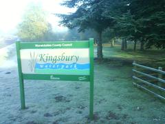 Kingsbury Water Park entrance sign