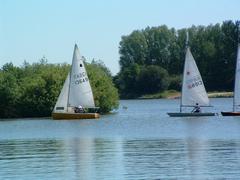 sailing boats at Kingsbury Water Park