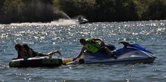 Jet Ski Safety Marshal helping hand