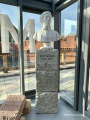 Bust of Tadeusz Kościuszko at Kościuszko Mound in Kraków, Poland