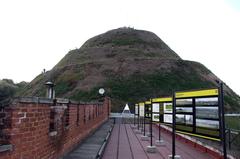 Kopiec Kościuszki hill with a fortress wing in the foreground viewed from the southeast