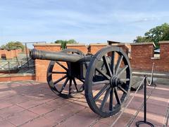 cannons at the Kościuszko Mound in Kraków Poland 2019