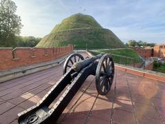 Cannons at the Kościuszko Mound in Kraków, Poland