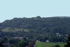 Panoramic view of Cracow and Kosciuszko Mound in Poland