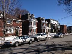 Street scene in Hintonburg, Ottawa