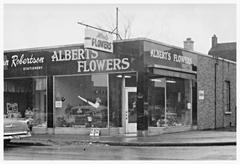 Albert's Flowers on Wellington West in the 1950s