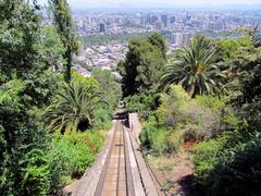 Cerro San Cristobal Funicular in Santiago, Chile