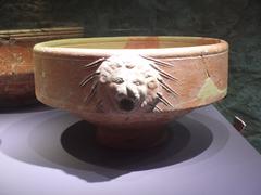 Lion jar at Roman Museum Nyon