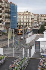 Tram, bus and bicycle rental at Montpellier Saint-Roch station