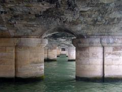 Pont de la Concorde in Paris with arches