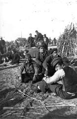 Republican refugees at Argelès-sur-Mer concentration camp