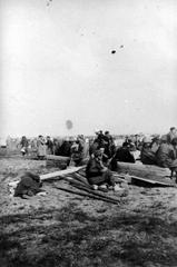 Camp de concentration d'Argelès-sur-Mer matériel de baraques