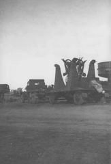 Military equipment near Argelès-sur-Mer concentration camp