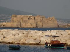 Castel dell'Ovo in Naples with surrounding scenery