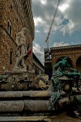 Neptune Statue in Piazza della Signoria, Florence