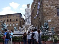 Firenze Fontana del Nettuno by Bartolomeo Ammannati