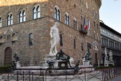 Fountain of Neptune in Florence's Piazza della Signoria