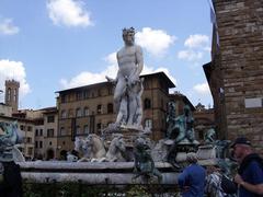 Firenze Fontana del Nettuno by Bartolomeo Ammannati