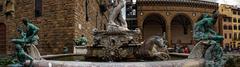 Piazza della Signoria with Neptune Fountain in Florence