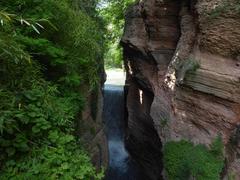 Ponte Alto ravine in Trento, Italy