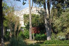 Athens National Garden main pathway