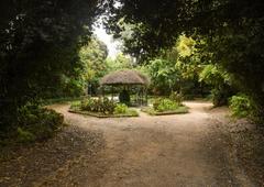 Athens National Gardens Statue Kiosk