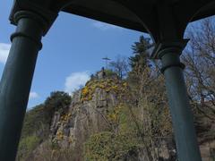 view of Petrova vyhliadka from Mayer's Gloriette in Karlovy Vary