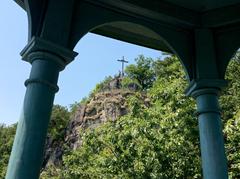 View of Peter's Lookout from Mayer's Gazebo in Karlovy Vary