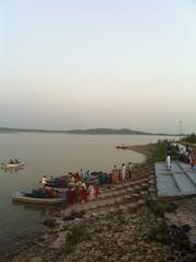 Rawal Lake view in Islamabad from Lake View Park's central jetty