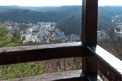 Karlovy Vary view from U Tří křížů gazebo