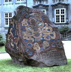 Runic stone at National Museum in Copenhagen