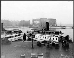 Gustafsberg V at Skeppsbrokajen in Stockholm, 1905