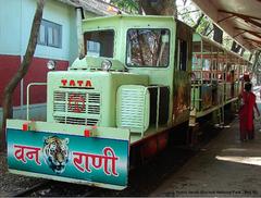 Narrow gauge diesel locomotive Van Rani in Sanjay Gandhi National Park