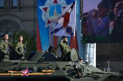 Victory Day military parade at Red Square