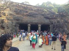 Pathway to Elephanta Caves