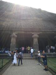 Closeup of the entrance at a UNESCO World Heritage Site