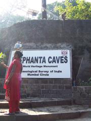 Elephanta Caves sign