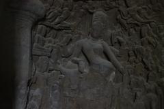 Statue of Arthanaarishwara in Elephanta Caves