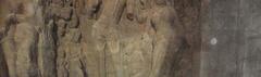 damaged sculpture at Elephanta Caves