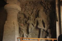 Elephanta Caves, UNESCO World Heritage Site, Elephanta Island, Mumbai, India